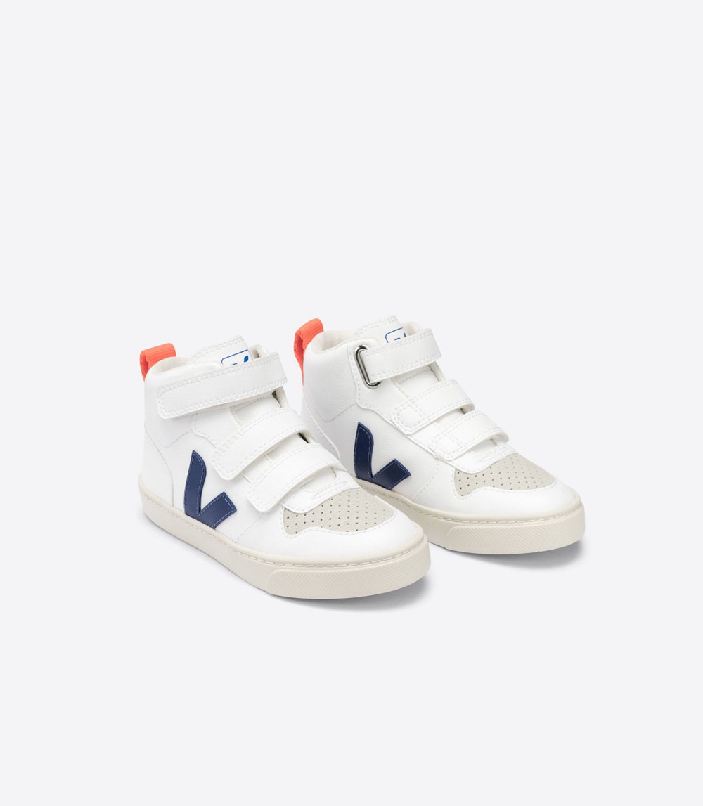 Tenis Veja Niños - V-10 Mid Cwl - Blancos - 291PNBZUF